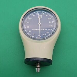 Vintage Sphygmomanometer Head Replacement Part GM Blue White